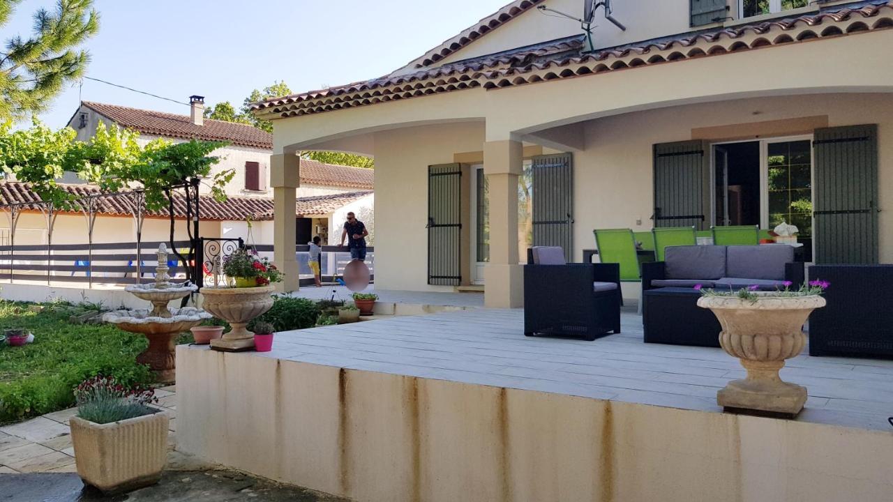 Charmante Maison Climatisee Vedene - Avignon Avec Piscine Eksteriør billede
